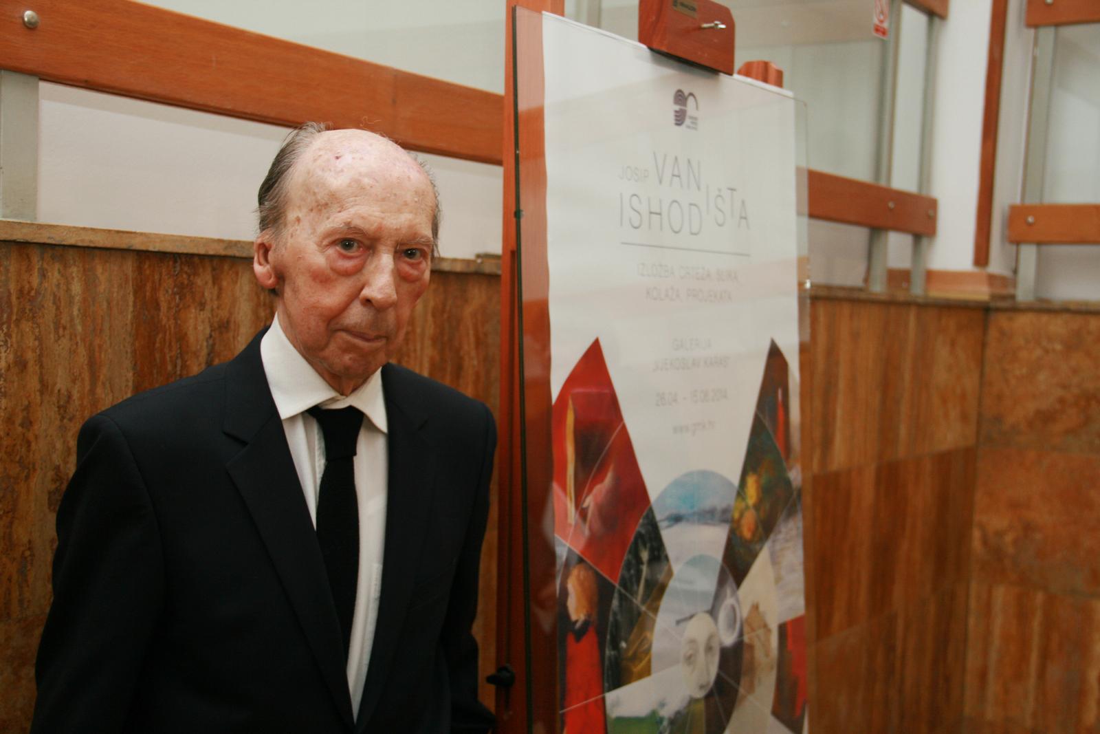 26.04.2014., Karlovac - Otvorenje izlozbe Josipa Vaniste u galeriji Vjekoslav Karas. "nPhoto: Dominik Grguric/PIXSELL