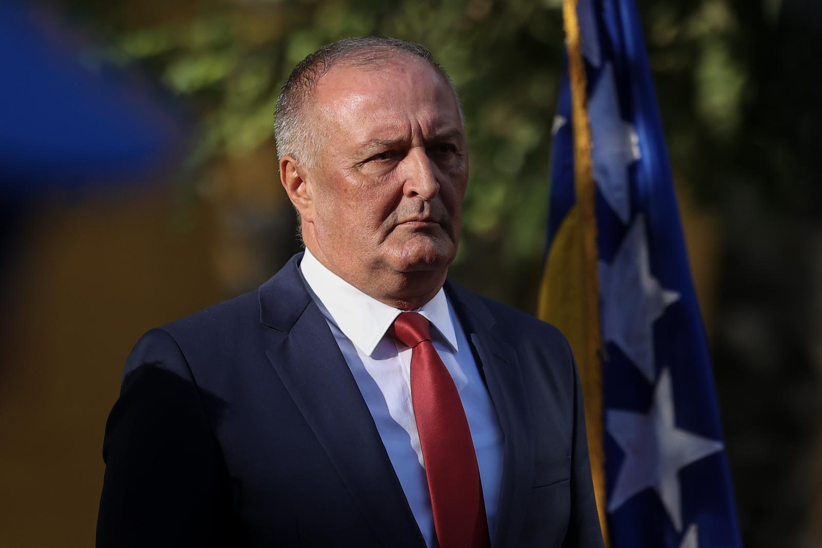 26.09.2023., Sarajevo, Bosna i Hercegovina - Ministar obrane Kraljevine Norveske Bjorn Arild Grama, stigao je u zvanicnu posjetu BiH i docekao ga je ministar odbrane BiH Zukan Helez. Photo: Armin Durgut/PIXSELL