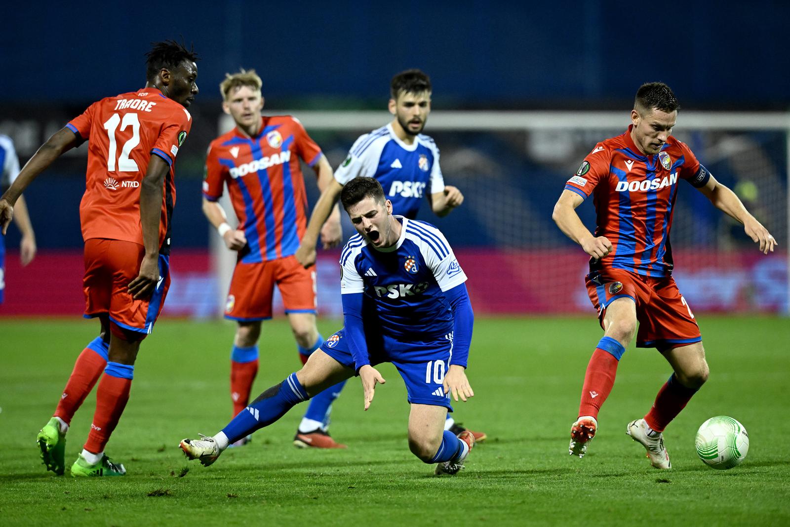 26.10.2023., Zagreb - Utakmica skupine C UEFA Europa Konferencijske lige, GNK Dinamo - FC Viktoria Plzen. Photo: Marko Lukunic/PIXSELL
