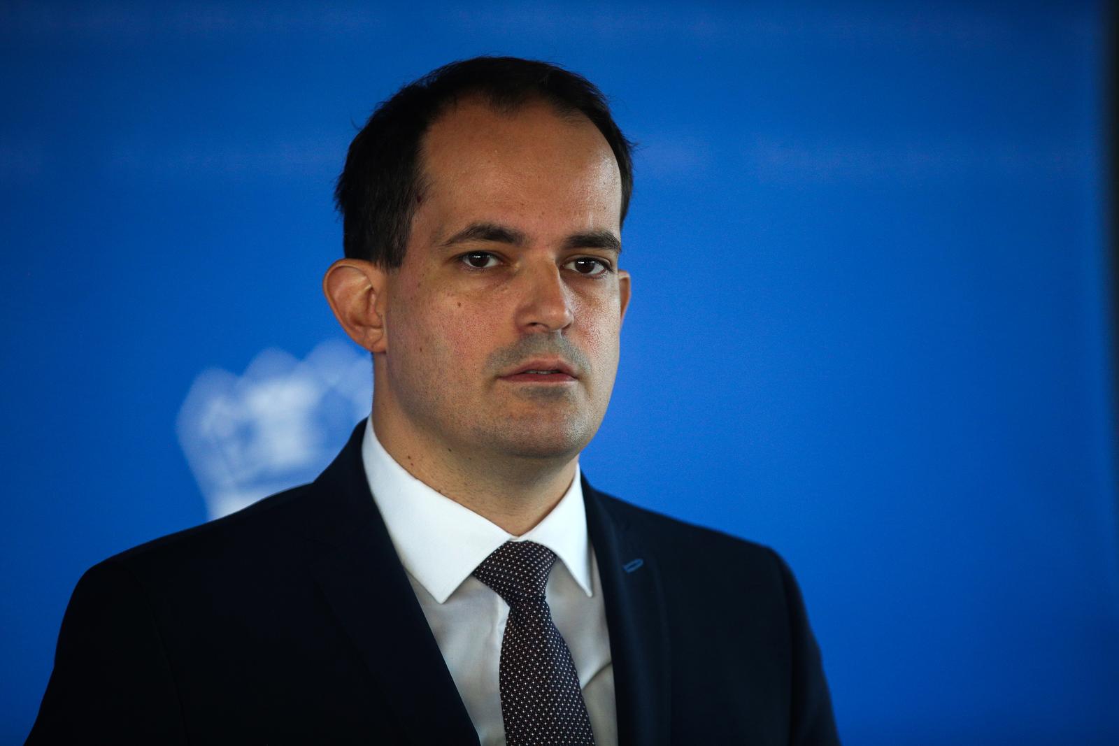 27.09.2023., Zagreb - Ministar pravosudja Ivan Malenica dao je izjavu za medije nakon sjednice Vlade Photo: Zeljko Hladika/PIXSELL