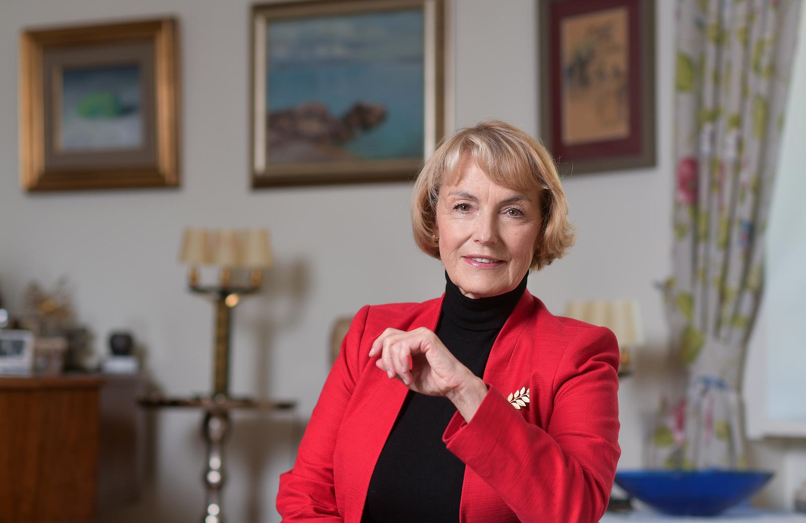 27.09.2023., Zagreb- Vesna Pusic, politicarka, saborska zastupnica, publicistkinja i bivsa ministrica vanjskih i europskih poslova i prva potpredsjednica Vlade u dvanaestoj Vladi Republike Hrvatske. Photo: Sandra Simunovic/PIXSELL