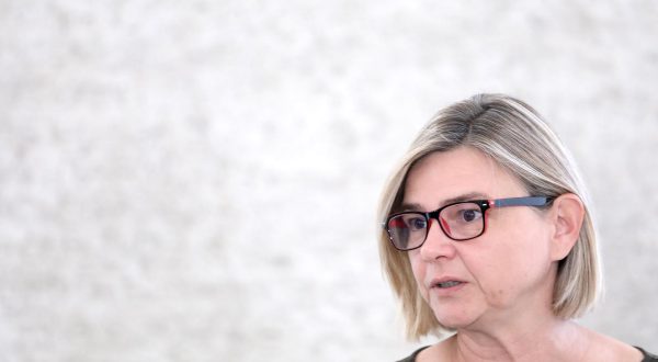 28.09.2023., Zagreb - Na konferenciji za medije odrzanoj u Saboru o taktualnim temama govorila je Sandra Bencic. Photo: Patrik MACEK/PIXSELL