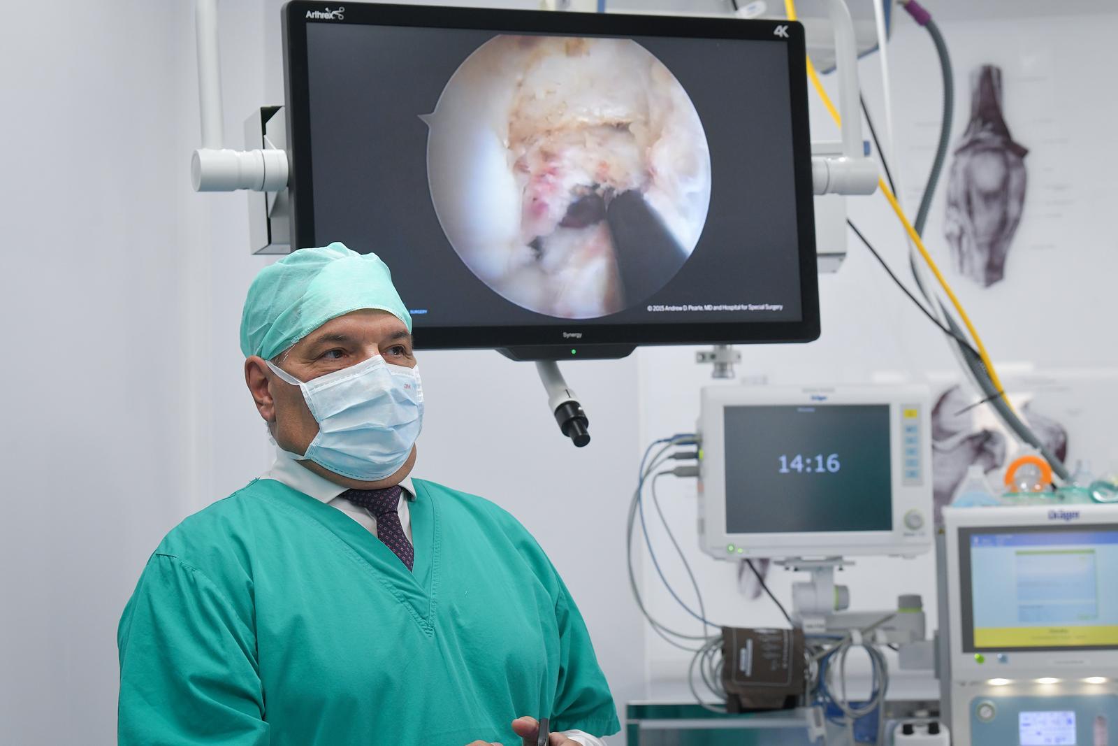 29.09.2023., Zagreb- Predstavljanje najsuvremenije integrirane operacijske sale u Klinici za traumatologiju Zagreb, prve takve djelatnosti ortopedije i traumatologije u javnom zdravstvenom sustavu Hrvatske. Photo: Sandra Simunovic/PIXSELL
