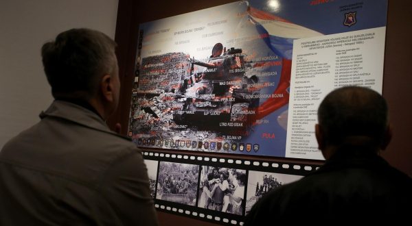 30.03.2017., Zagreb - Otvorenje izlozbe Dubrovnik u domovinskom ratu 1991-1995. u Hrvatskom povijesnom muzeju.r"nPhoto: Igor Kralj/PIXSELLr"n