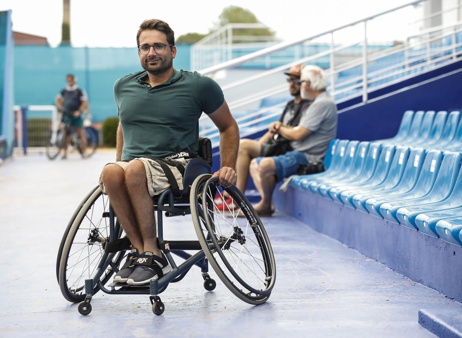 30.07.2022,Zagreb - Plava Laguna Croatia Open Umag 2022. Anto Joskic, paratenisac. Photo: Jurica Galoic/PIXSELL