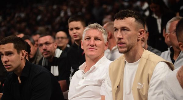 30, October, 2023, Belgrade - The match of the fifth round of AdmiralBet ABA League between KK Partizan Mozzart Bet and KK Crvena zvezda Meridianbet was played in Stark Arena. Bastian Schweinsteiger, Mateuzus Ponitka,#37 (KK Partizan Mozzart Bet). Photo: Dusan Milenkovic/ATAImages

30, oktobar, 2023, Beograd - Utakmica petog kola AdmiralBet ABA League izmedju KK Partizan Mozzart Bet i KK Crvena zvezda Meridianbet odigrana je u Stark areni. Photo: Dusan Milenkovic/ATAImages Photo: Dusan Milenkovic/ATAImage/PIXSELL