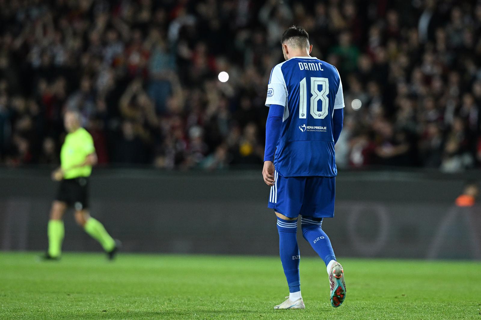 31.08.2023., stadion Letna, Prag, Ceska - Uzvratna utakmica play-offa UEFA Europske lige, Sparta Prag - GNK Dinamo Zagreb. Josip Drmic Photo: Marko Lukunic/PIXSELL