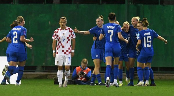 31.10.2023., stadion Subicevac, Sibenik - UEFA Liga nacija za zene, Skupina B2, 4. kolo, Hrvatska - Finska. Photo: Hrvoje Jelavic/PIXSELL