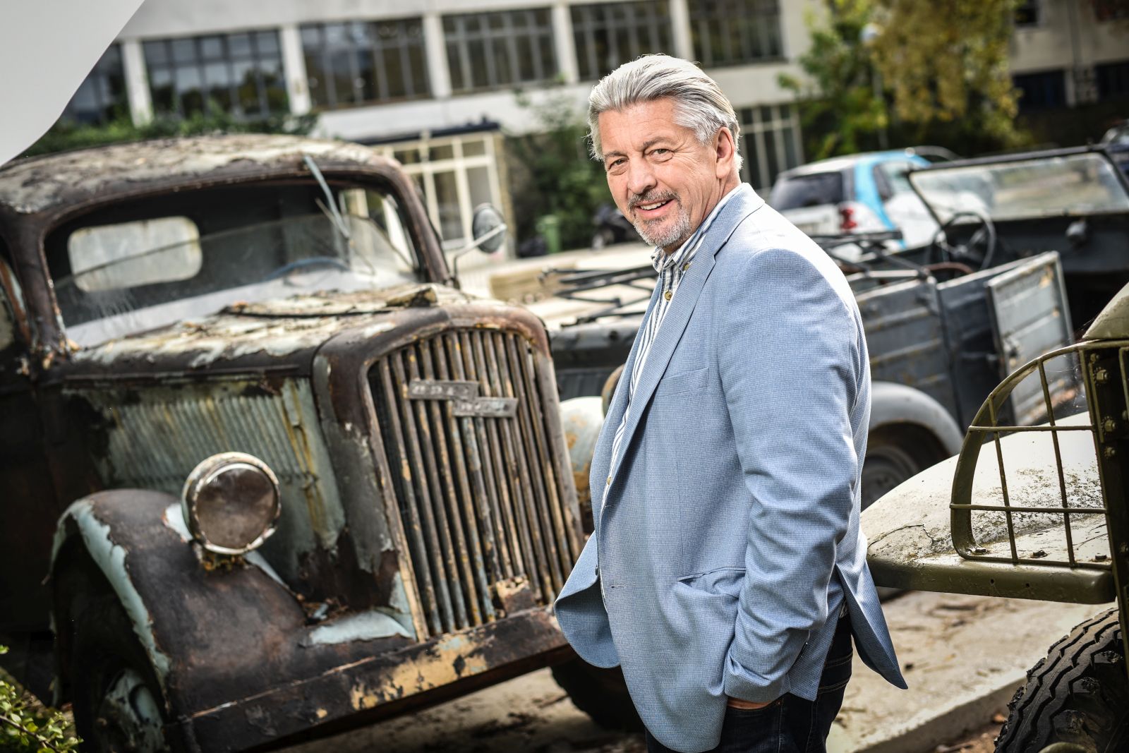04.10.2023., Zagreb - Zlatan Zuhric Zuhra, radijski voditelj i televizijski glumac. 

Photo Sasa ZinajaNFoto
