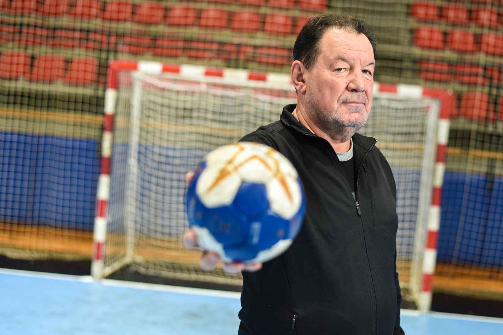 01.11.2023., Zagreb - Nenad Sostaric, trener Rukometnog kluba Zagreb. 

Photo Sasa ZinajaNFoto