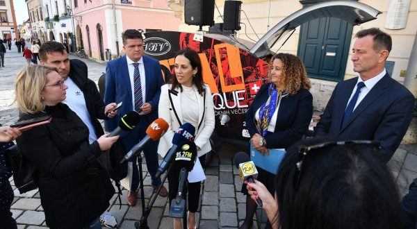 02.11.2023., Varazdin- Gradu Varazdinu dodjeljena titula UNESCO-ova kreativnog grada iz podrucja glazbe. 
   Photo: Vjeran Zganec Rogulja/PIXSELL