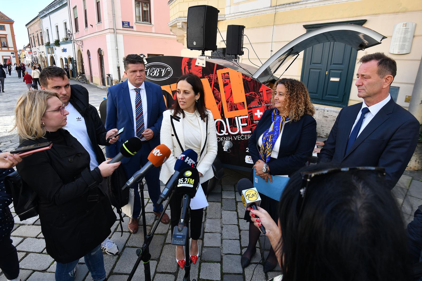 02.11.2023., Varazdin- Gradu Varazdinu dodjeljena titula UNESCO-ova kreativnog grada iz podrucja glazbe. 
   Photo: Vjeran Zganec Rogulja/PIXSELL