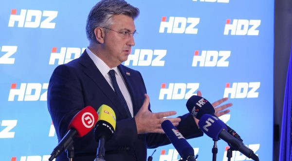02.11.2023., Zagreb - Andrej Plenkovic dao je izjavu medijima nakon sastanak sireg Predsjednistva HDZ-a u sredistu Gradskog odbora HDZ-a Grada Zagreba u Gundulicevoj ulici. Photo: Tomislav Miletic/PIXSELL
