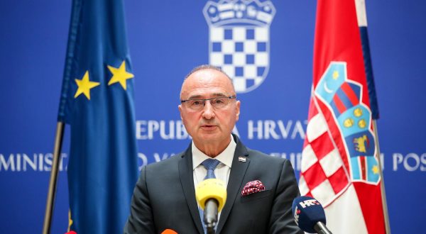 03.11.2023., Zagreb - Ministar Gordan Grlic Radman odrzao je konferenciju za medije u Ministarstvu vanjskih i europskih poslova. Photo: Slavko Midzor/PIXSELL