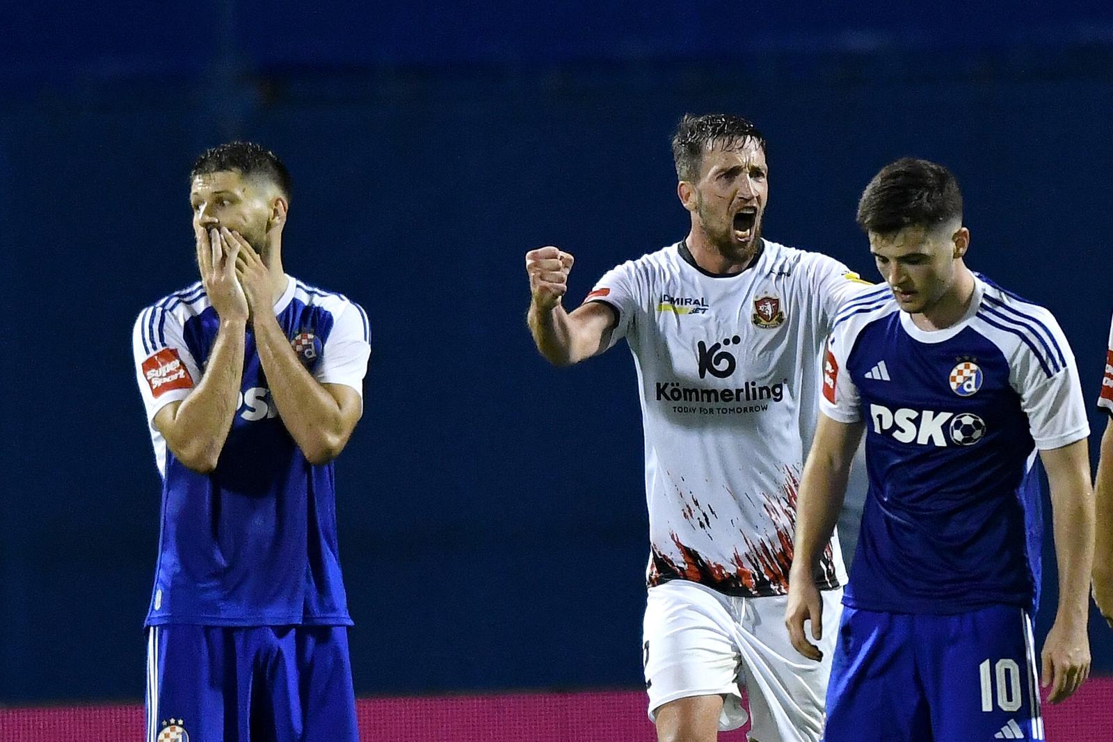 05.08.2023., stadion Maksimir, Zagreb - SuperSport HNL, 03. kolo, GNK Dinamo - HNK Gorica. Bruno Petkovic, Mario Maloca Photo: Josip Regovic/PIXSELL