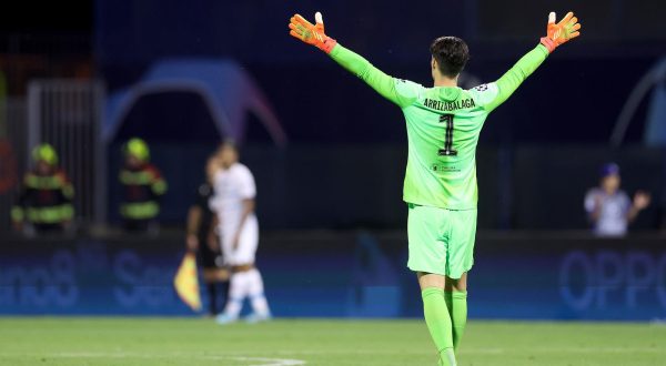 06.09.2022., stadion u Maksimiru, Zagreb - UEFA Liga prvaka, 1. kolo, skupina E, GNK Dinamo - FC Chelsea. Kepa Arrizabalaga. Photo: Luka Stanzl/PIXSELL