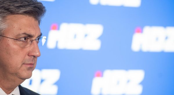 7.11.2023., Zagreb - Premijer Andrej Plenkovic dao je izjavu za medije nakon sjednice sireg Predsjednistva stranke. Photo: Neva Zganec/PIXSELL
