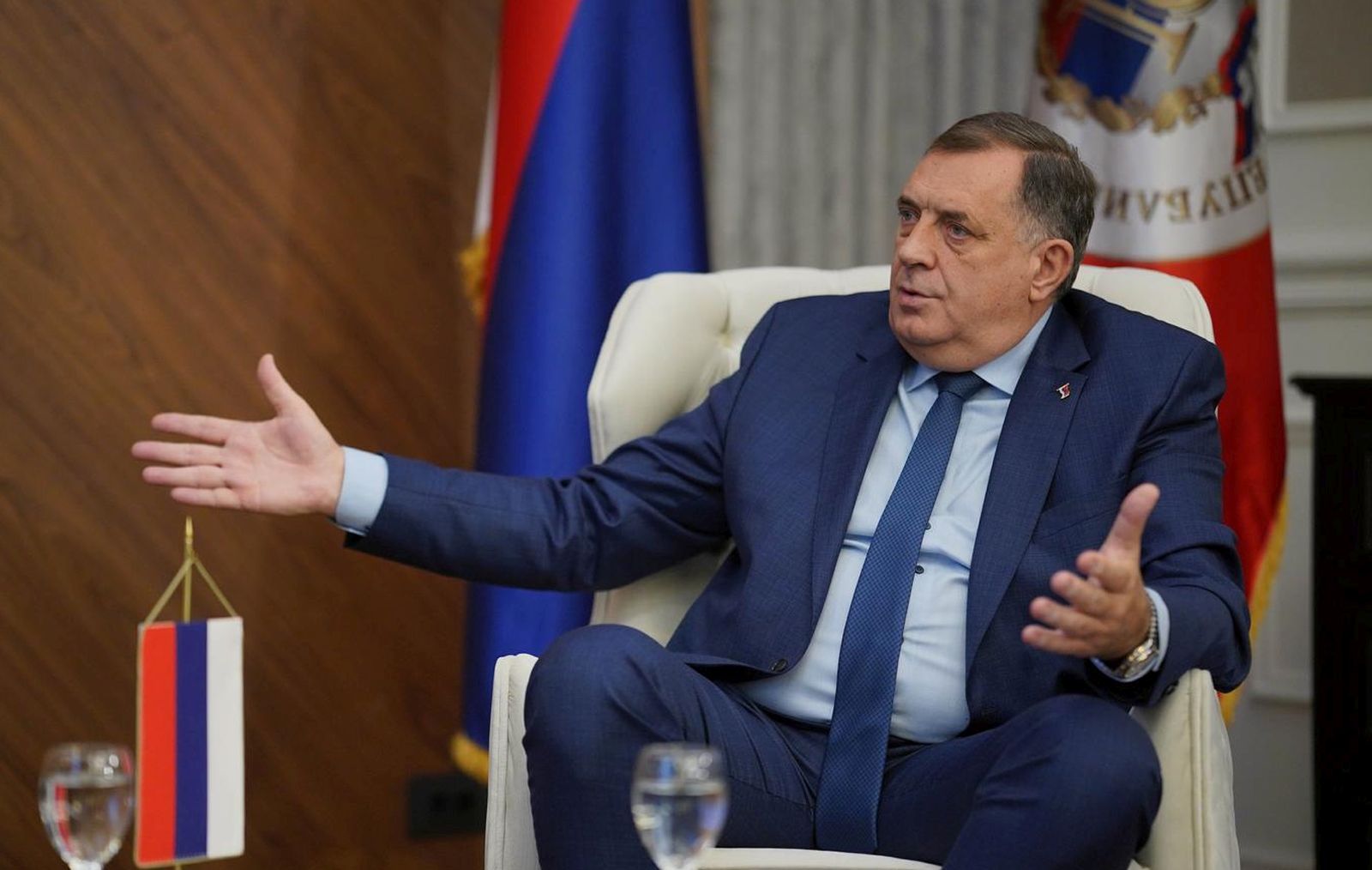 03.10.2023., Banja Luka, Bosna i Hercegovina - Predsjednik Republike Srpske Milorad Dodik.   Photo: Dejan Rakita/PIXSELL