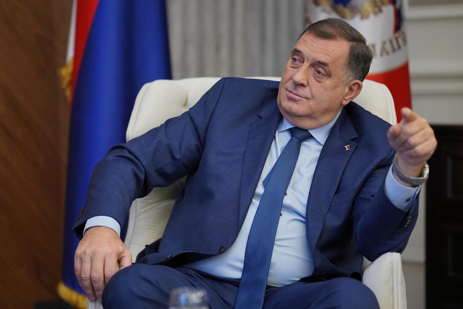 03.10.2023., Banja Luka, Bosna i Hercegovina - Predsjednik Republike Srpske Milorad Dodik.   Photo: Dejan Rakita/PIXSELL