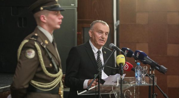 08.12.2022., U Domu HV-a "Zvonimir" odrzana je komemoracija za Pavla Miljavca, bivseg nacelnika Glavnog stozera Oruzanih snaga RH, ministra obrane, saborskog zastupnika i pocasnog predsjednika Hrvatskog generalskog zbora. Photo: Robert Anic/PIXSELL