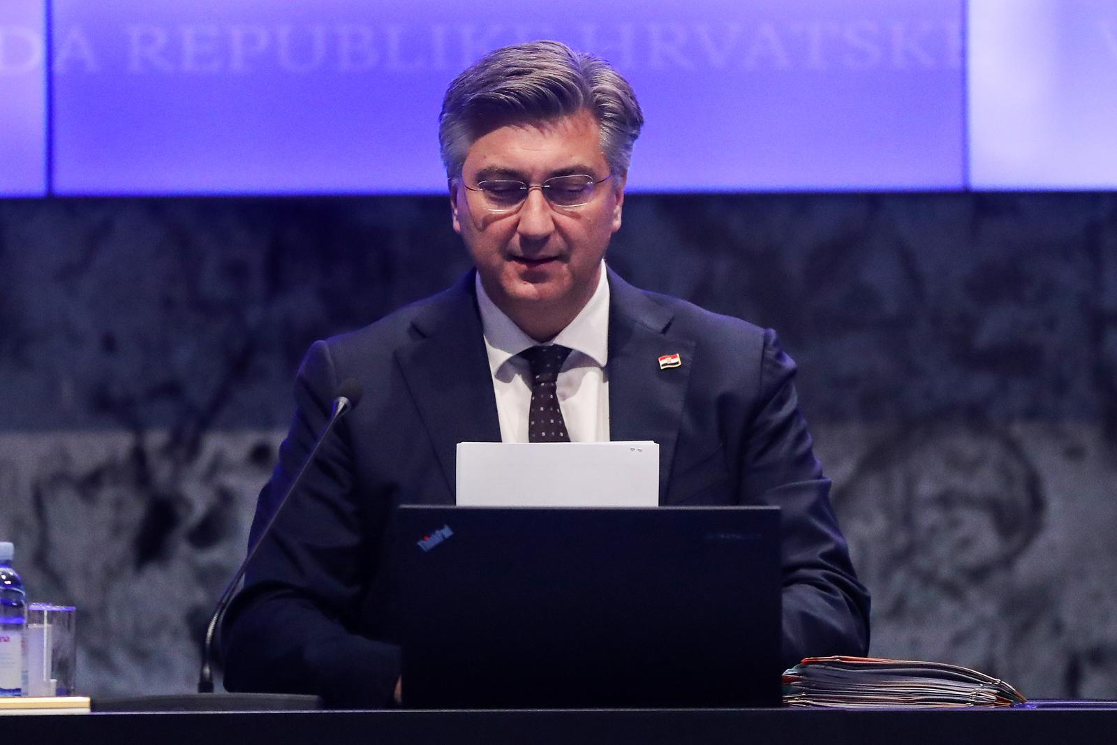 09.11.2023., Zagreb - U Nacionalnoj i sveucilisnoj knjiznici odrzana je 262. sjednica Vlade RH Photo: Zeljko Hladika/PIXSELL