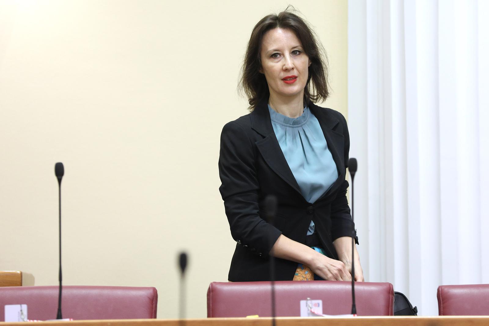 11.10.2023., Zagreb - Nakon slobodnih govora zastupnika Sabor 18. sjednicu nastavlja raspravom o Konacnom prijedlogu zakona o akademskom i strucnom nazivu i akademskom stupnju. 
. Photo: Patrik Macek/PIXSELL