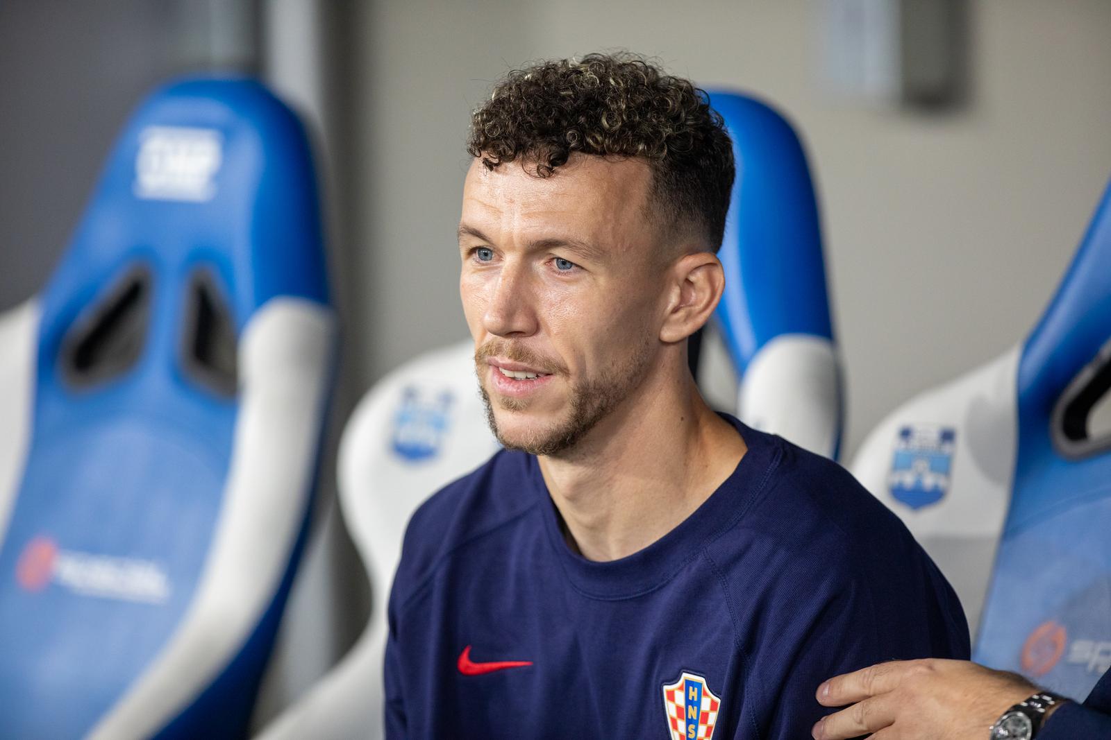 12.10.2022.,  Osijek - Atmosfera prije utakmice kvalifikacija za UEFA Europsko prvenstvo 2024., skupina D, 7. kolo, Hrvatska - Turska., Ivan Perisic Photo: Borna jaksic/PIXSELL