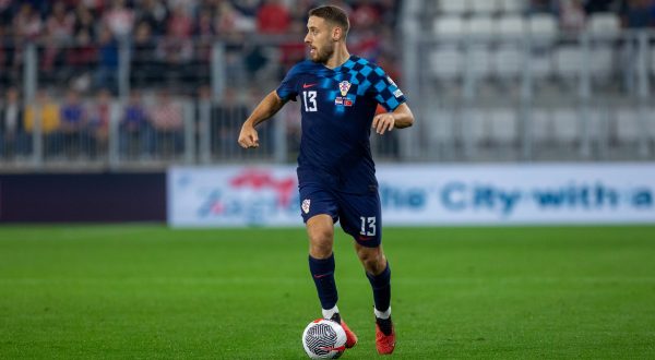 12.10.2023., Opus Arena, Osijek - Kvalifikacije za UEFA Europsko prvenstvo 2024., skupina D, 7. kolo, Hrvatska - Turska. Nikola Vlasic Photo: Borna jaksic/PIXSELL