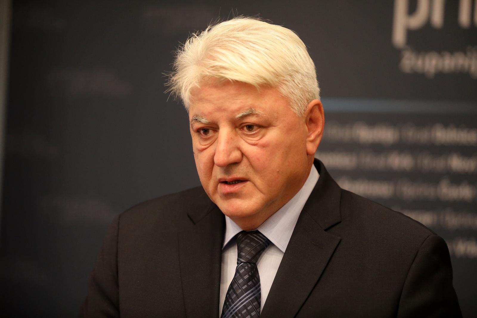 13.11.2023., Rijeka - Konferencija za medije zupana Zlatka Komadine i procelnica Dragice Marac i Vesne Cavar.
 Photo: Goran Kovacic/PIXSELL