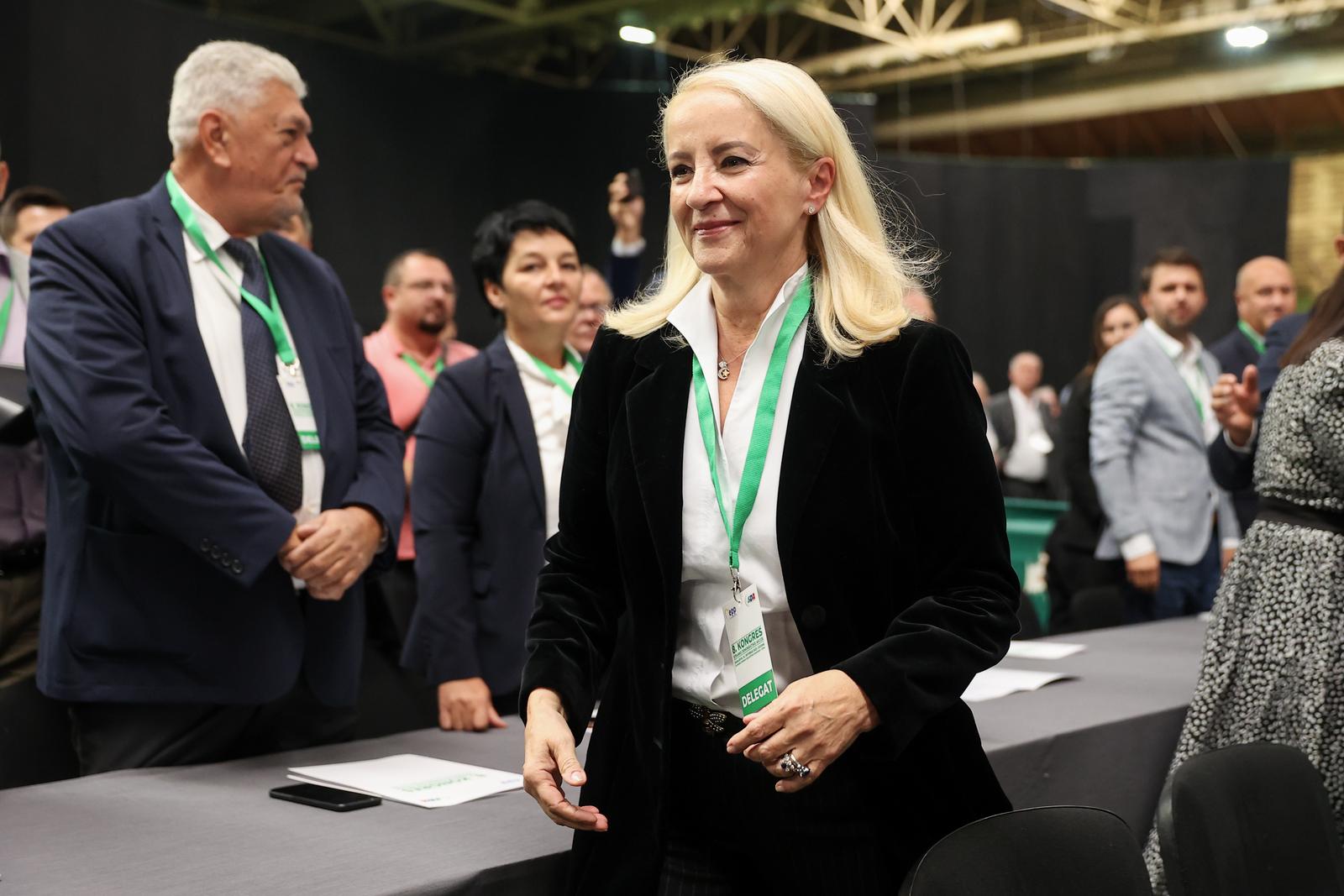 14.10.2023., Sarajevo, Bosna i Hercegovina - U dvorani Zetra zapoceo je kongres SDA (Stranka Demokratske Akcije) na kojoj je jedini kandidat za predsjednika Bakir Izetbegovic. Photo: Armin Durgut/PIXSELL