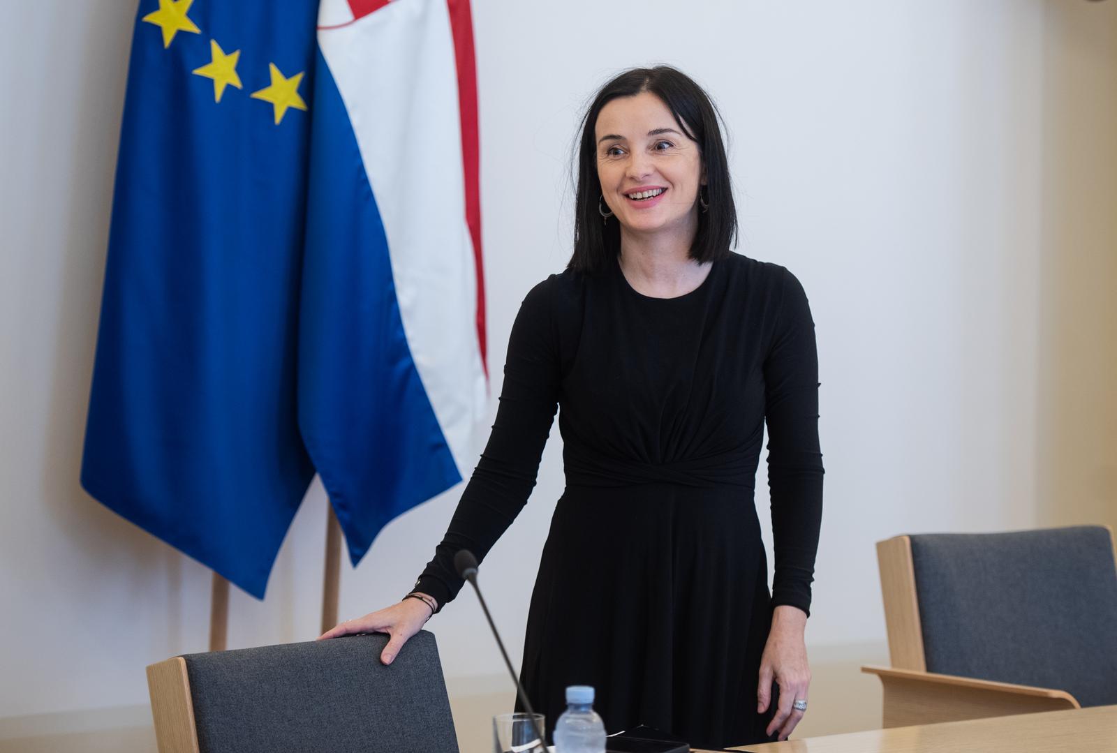 15.11.2023., Zagreb - U Banskim dvorima odrzan je sastanak predsjednika Vlade RH Andreja Plenkovica s predstavnicima Hrvatske poljoprivredne komore. ministrica poljoprivrede Marija Vuckovic Photo: Neva Zganec/PIXSELL