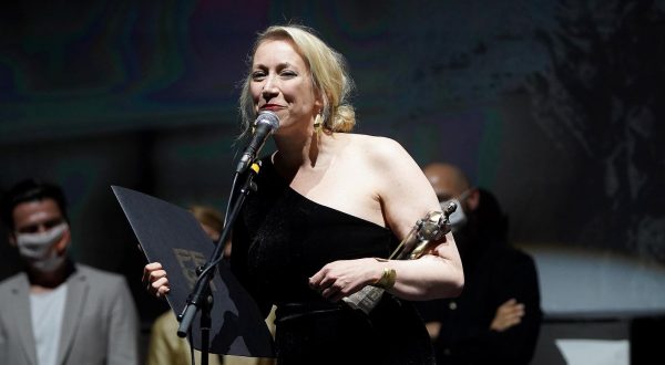 16, May, 2021, Belgrade - The 49th FEST ended with the award ceremony in Kombank dvorni. Lana Baric. Photo: Antonio Ahel/ATAImages"n"n16, maj, 2021, Beograd - Dodelom nagrada u Kombank dvorni  zavrsen je 49. FEST. Photo: Antonio Ahel/ATAImages
