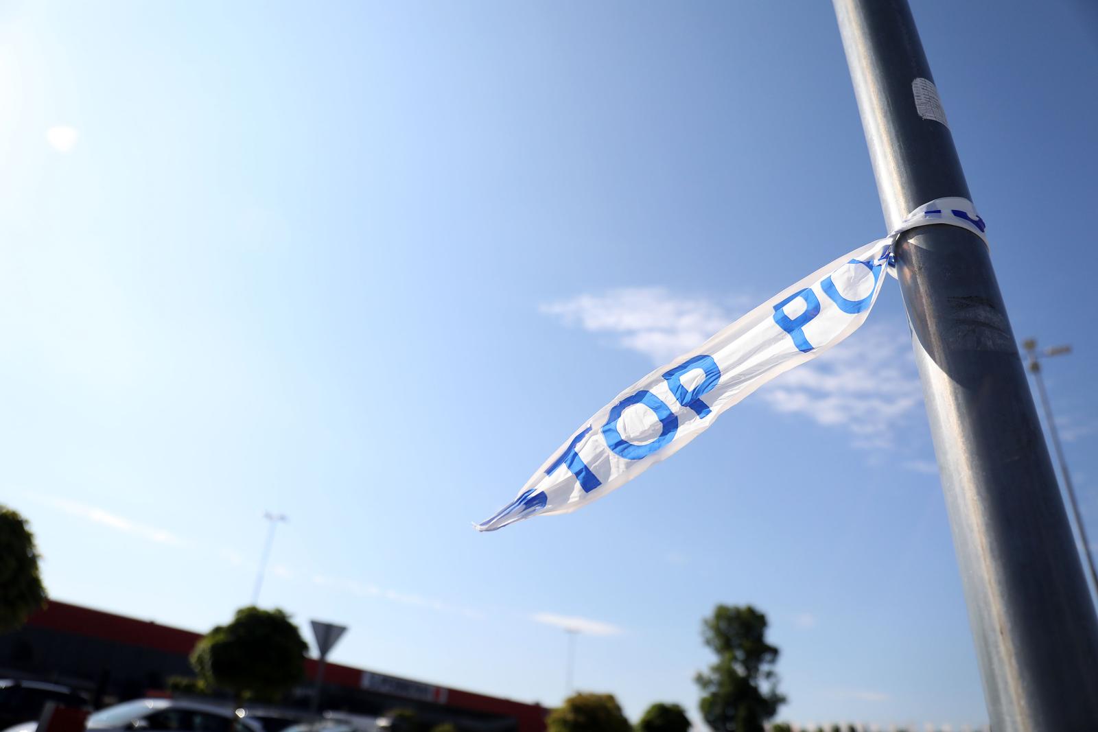 17.06.2023., Zagreb, Parking Supernove gdje je sinoc bila stravicna nesreca u kojoj je ozlijedjeno vise osoba. Photo: Emica Elvedji/PIXSELL