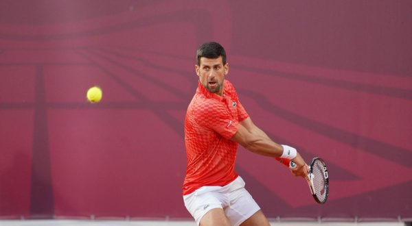 19.04.2023., Teniski centar Nacionalnog teniskog kompleksa u parku Mladen Stojanovic, Banjaluka (BiH) – Novak Djokovic pobijedio Luca Van Asschea nakon preokreta i pred prepunim tribinama sa 2:1.  Photo: Dejan Rakita/PIXSELL