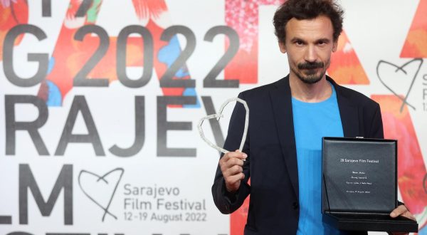 19.08.2022., Sarajevo, Bosna i Hercegovina - Urucene nagrade 28. Sarajevo Film Festivala. Najbolji glumac je Juraj Lerotic, a najbolji film “Safe place”. Photo: Armin Durgut/PIXSELL