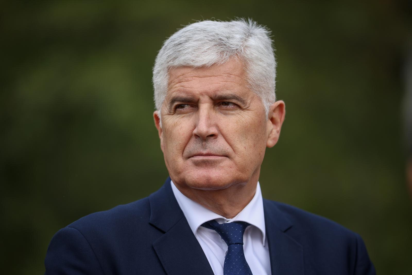 19.10.2023., Fojnica, Bosna i Hercegovina - Premijer Vlade RH Andrej Plenkovic prisustvovao je na svecanosti polaganja kamena temeljca Osnovne skole "Ivana Gorana Kovacica” u Fojnici. Photo: Armin Durgut/PIXSELL