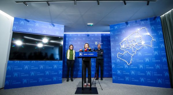 19.11.2023., Zagreb - Zamjenica gradonacelnika Grada Zagreba Danijela Dolenec odrzala je konferenciju za medije.  Photo: Slavko Midzor/PIXSELL