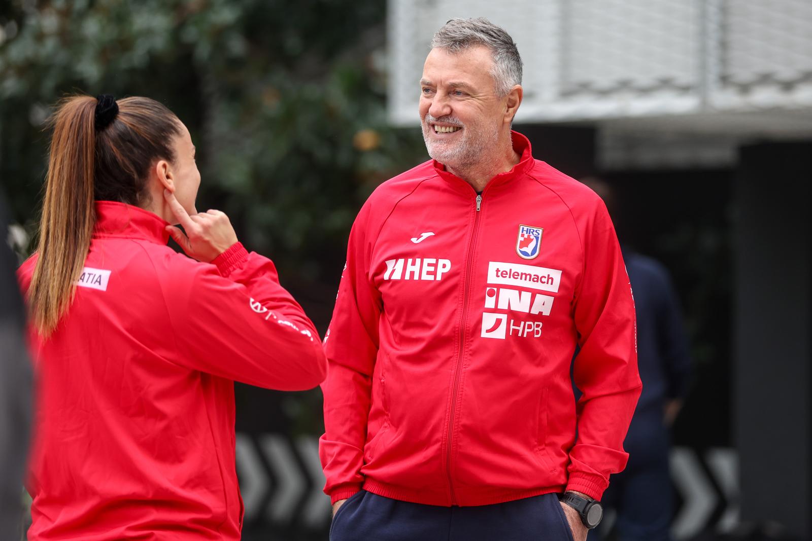 20.11.2023., Zagreb, hotel Zonar - Hrvatska zenska  reprezentacija okupla se te ce zapoceti zavrsne pripreme za nadolazece Svjetsko prvenstvo. Camila Micijevic. Izbornik Ivica Obrvan.

 Photo: Igor Kralj/PIXSELL