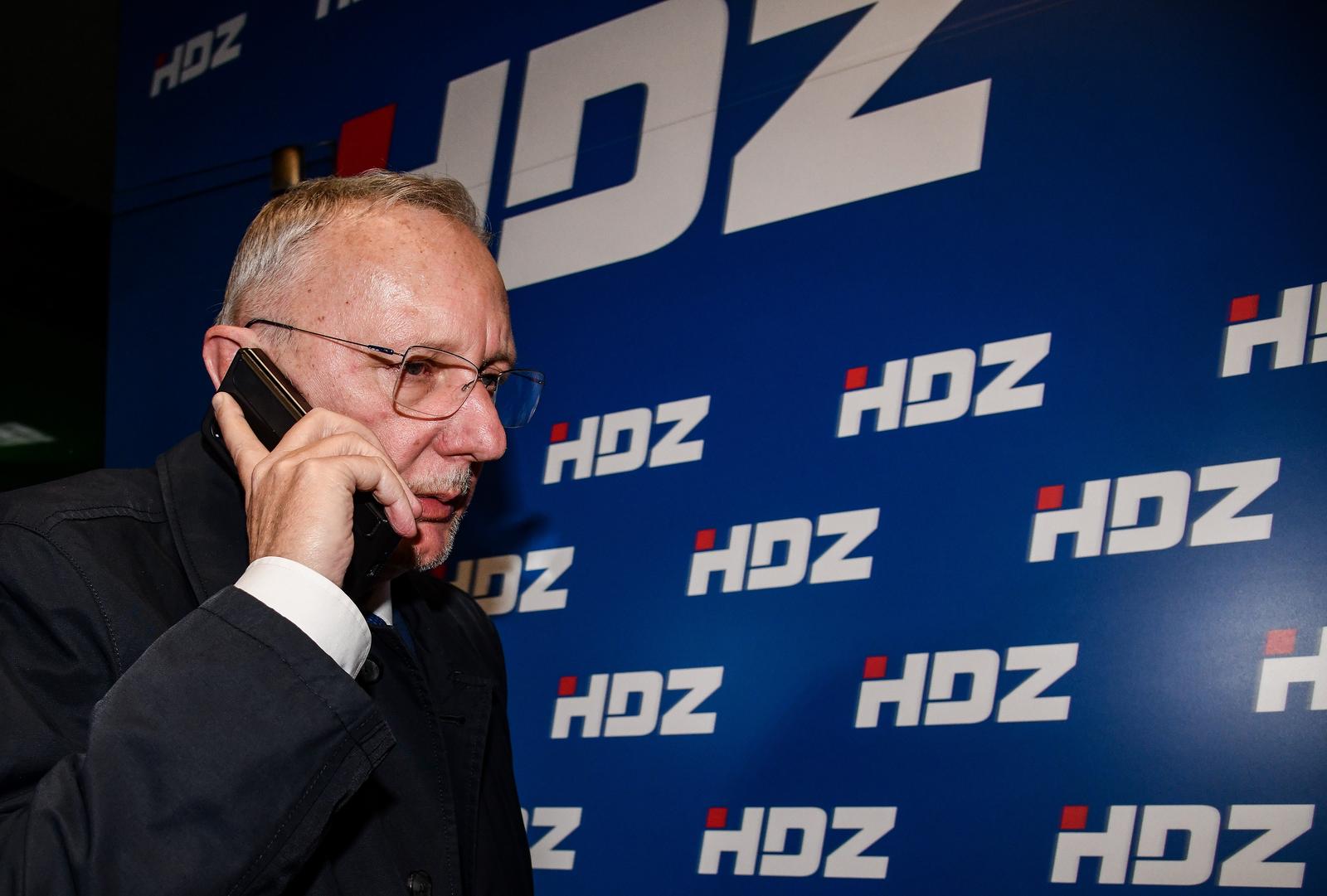 20.11.2023., Zagreb - Davor Bozinovic dolazi na sastanak sireg Predsjednistva HDZ-a srediste Gradskog odbora HDZ-a Grada Zagreba u Gundulicevoj ulici. Photo: Josip Regovic/PIXSELL