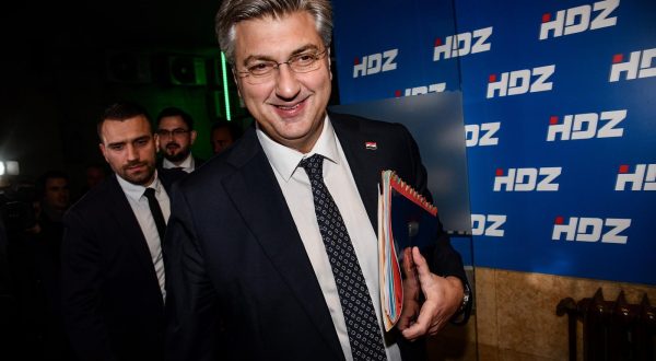 20.11.2023., Zagreb - Andrej Plenkovic dolazi na sastanak sireg Predsjednistva HDZ-a srediste Gradskog odbora HDZ-a Grada Zagreba u Gundulicevoj ulici. Photo: Josip Regovic/PIXSELL