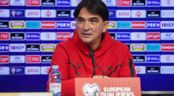 20.11.2023., stadion Maksimir, Zagreb - Konferencija za medije hrvatske nogometne reprezentacije uoci sutrasnje utakmice kvalifikacija za EURO 2024 protiv Armenije. Izbornik Zlatko Dalic Photo: Luka Stanzl/PIXSELL