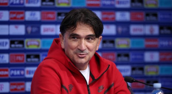 21.11.2023., stadion Maksimir, Zagreb - Kvalifikacije za UEFA Euro 2024, skupina D, Hrvatska - Armenija. Izbornik hrvatske nogometne reprezentacije Zlatko Dalic na konferenciji za medije nakon zavrsetka utakmice. Photo: Luka Stanzl/PIXSELL