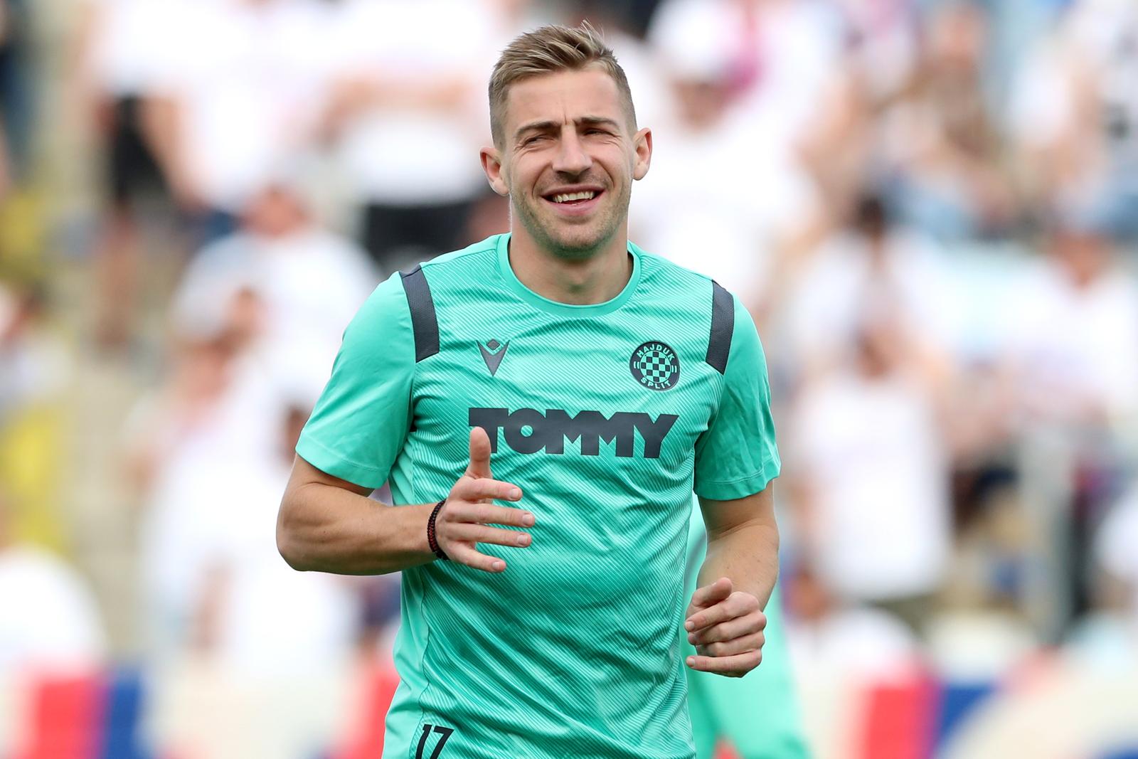 24.05.2023., stadion HNK Rijeka, Rijeka - Finalna utakmica SuperSport Hrvatskog nogometnog kupa, HNK Hajduk - HNK Sibenik. Dario Melnjak Photo: Luka Stanzl/PIXSELL