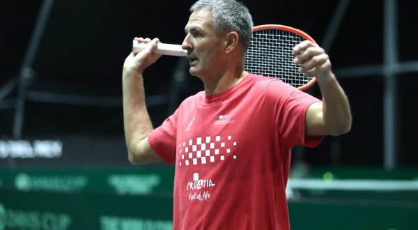 24.11.2022., Malaga - Davis Cup by Rakuten Final. Trening hrvatske reprezentacije. Vedran Martic. Photo: Sanjin Strukic/PIXSELL