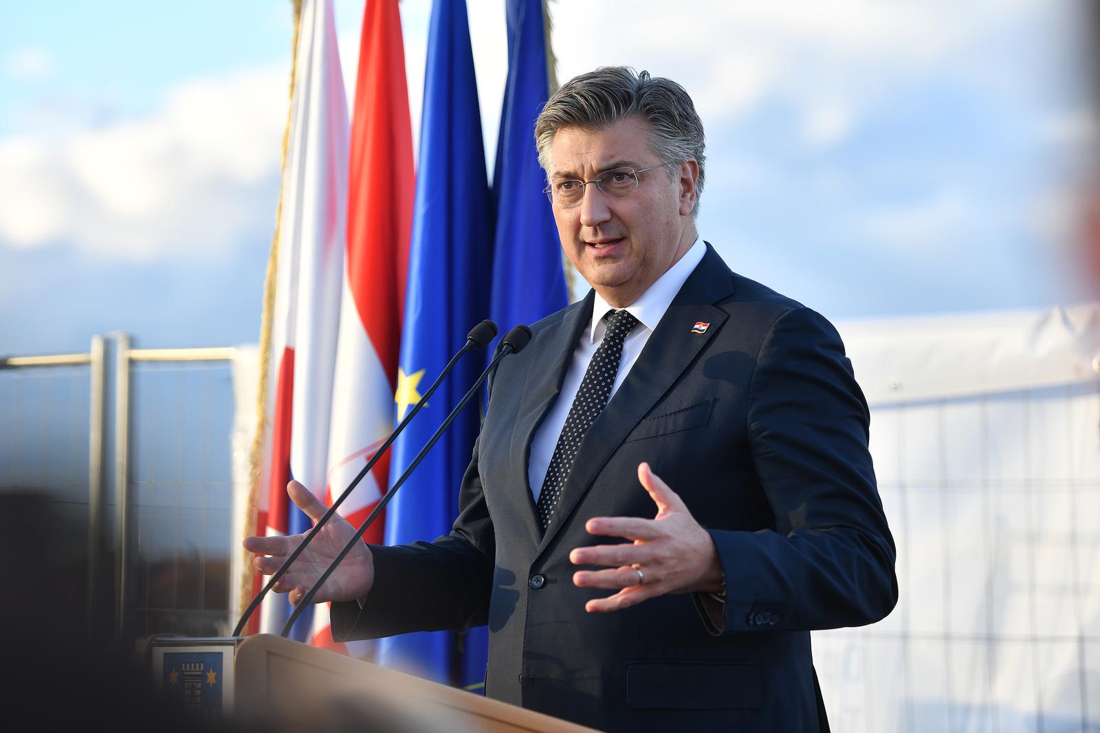 24.11.2023., Cakovec - Svecanost pocetka radova izgradnje Regionalnog edukacijsko rehabilitacijskog centra. predsjednik Vlade RH Andrej Plenkovic Photo: Vjeran Zganec Rogulja/PIXSELL
