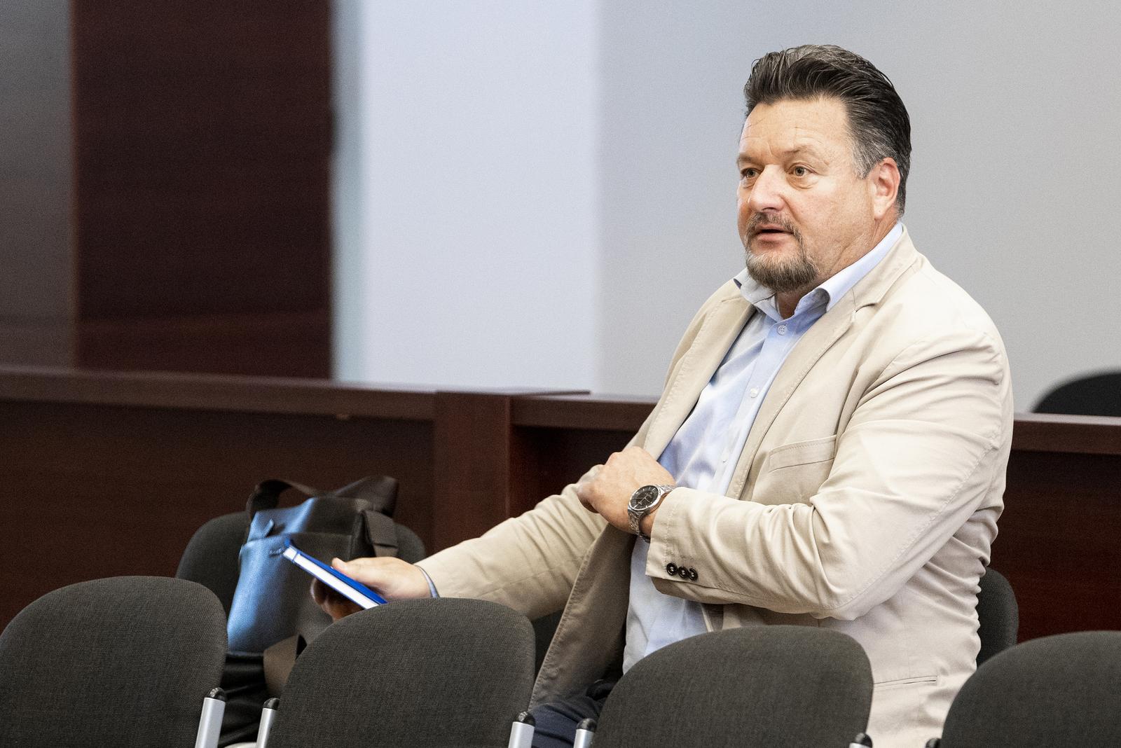 25.05.2023., Split - Lovro Kuscevic na saslusanju se pojavio potpuno sam. Photo: Milan Sabic/PIXSELL