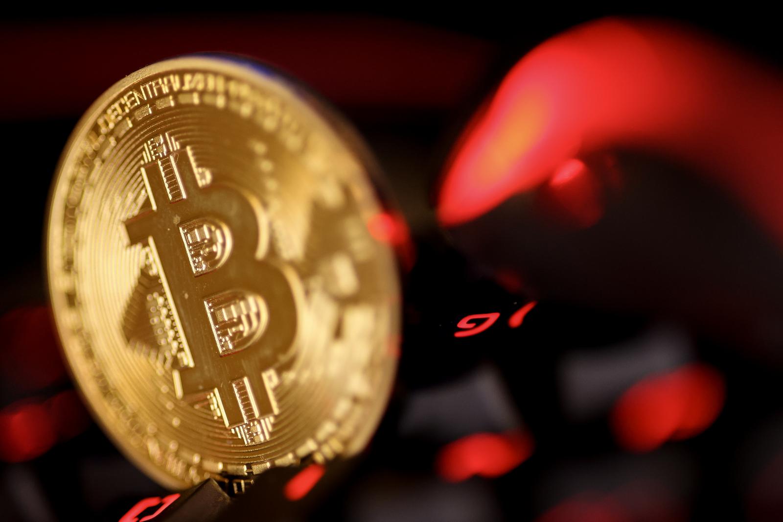 25.09.2023., Sarajevo, Bosna i Hercegovina - Ilustracija za Bitcoin. Photo: Armin Durgut/PIXSELL