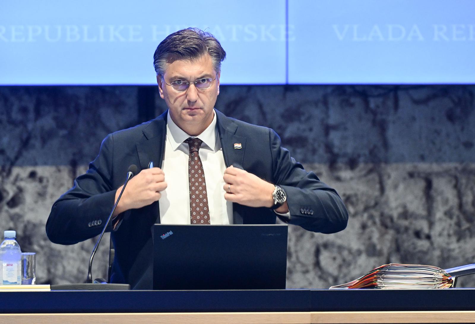 25.10.2023., Zagreb - U NSK je odrzana 259. sjednica Vlade Republike Hrvatske. Photo: Davorin Visnjic/PIXSELL