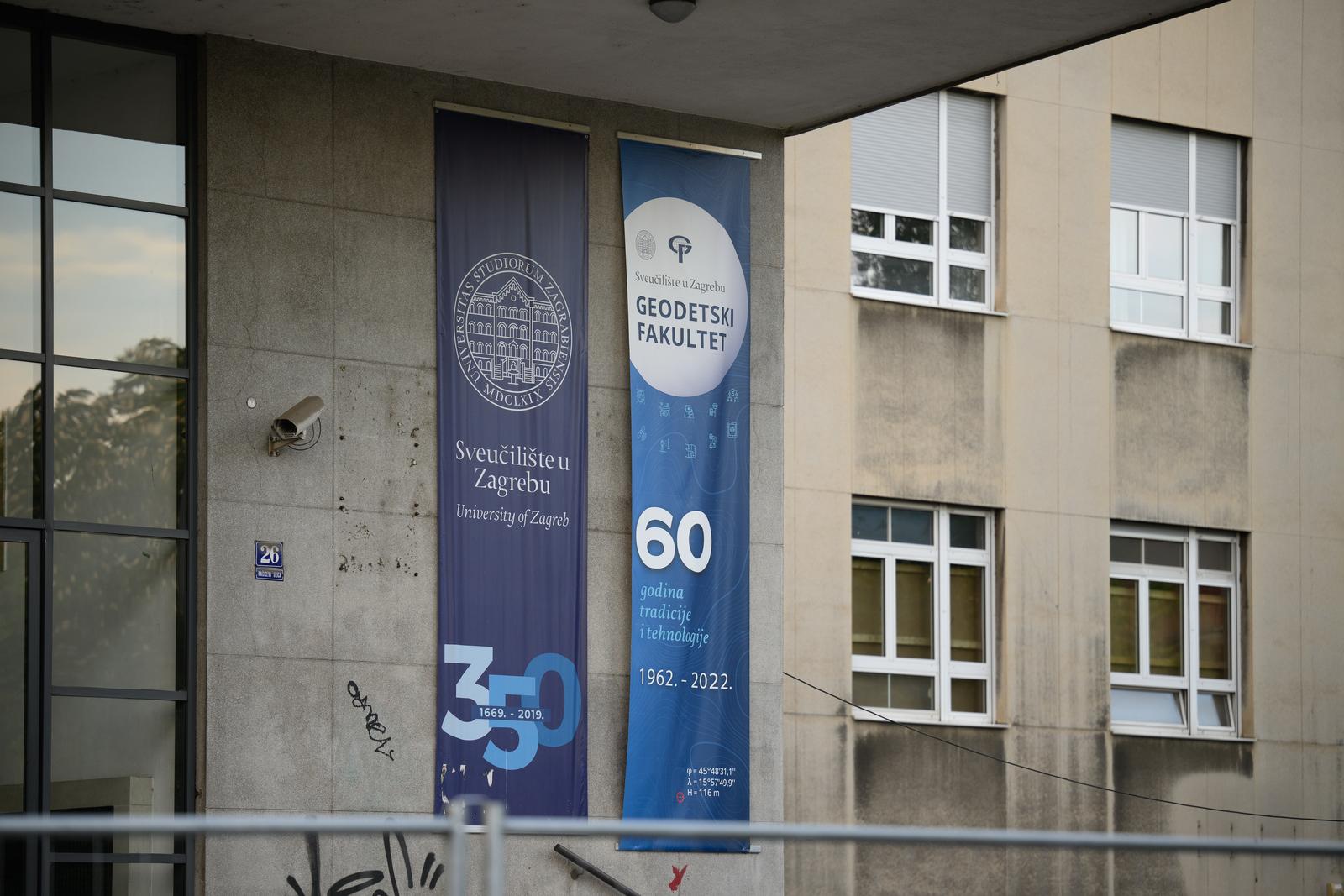 26.04.2023., Zagreb - Zgrada  Geodetskog fakulteta u Zagrebu, Kaciceva 26.
 Photo: Davor Puklavec/PIXSELL