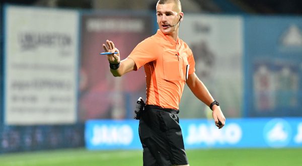 27.10.2023., Koprivnica - SuperSport Prva HNL, 13. kolo, NK Slaven Belupo - HNK Hajduk. Mateo Erceg Photo: Vjeran Zganec-Rogulja/PIXSELL